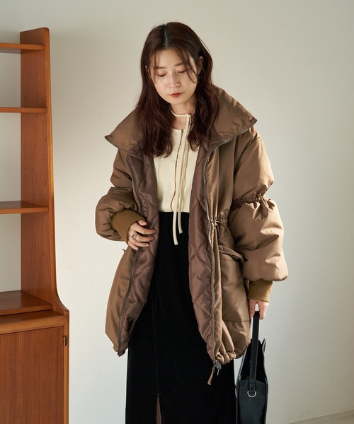 セール】キャンディスリーブリバーシブルミドルコート（ダウン