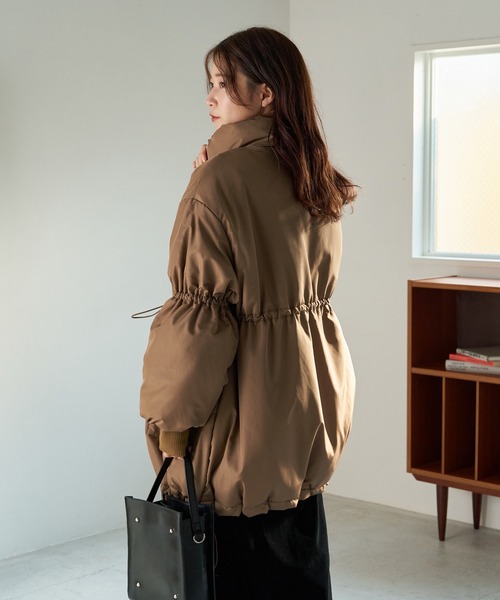 セール】キャンディスリーブリバーシブルミドルコート（ダウン