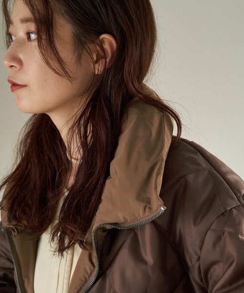 Kastane（カスタネ）の「キャンディスリーブリバーシブルミドルコート