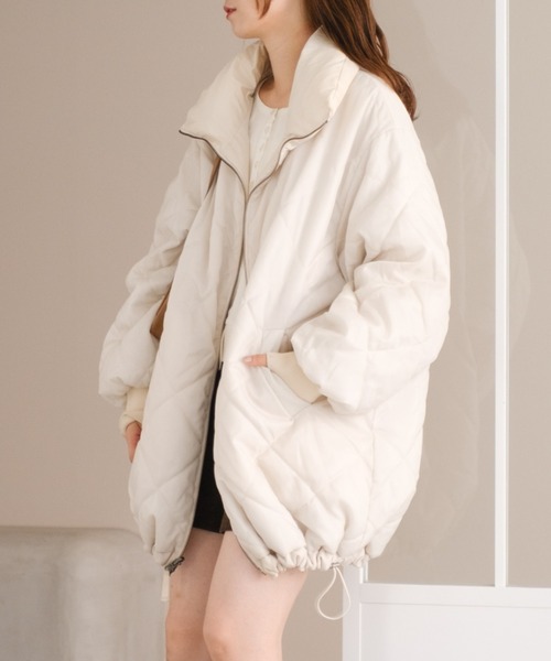 Kastane（カスタネ）の「キャンディスリーブリバーシブルミドルコート