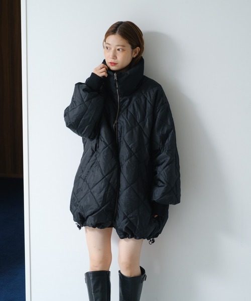 Kastane キャンディスリーブリバーシブルコート キャンディスリーブリバーシブルミドルコート | Kastane