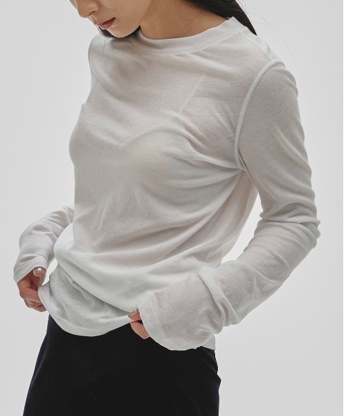 トップス todayful HighgaugeLayeredLong T-shirts セール】Highgauge Layered Long T-shirts（Tシャツ/カットソー