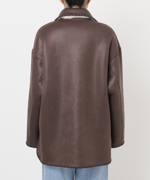 IENA LA BOUCLE（イエナラブークル）の「IENA LA BOUCLE リバーシブルファーリーボンディングブルゾン（その他アウター・レディース・アイボリー・FREE）」の13枚目の写真