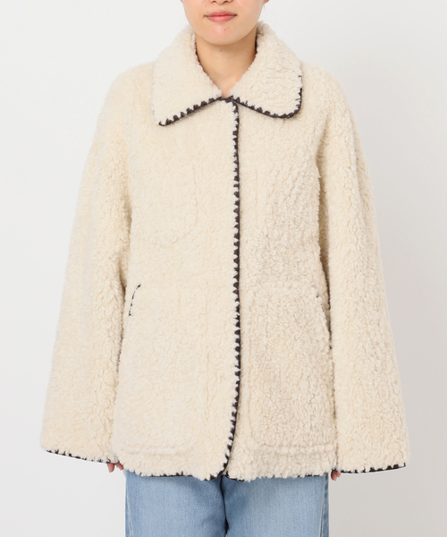 IENA LA BOUCLE（イエナラブークル）の「IENA LA BOUCLE リバーシブルファーリーボンディングブルゾン（その他アウター・レディース・アイボリー・FREE）」の22枚目の写真