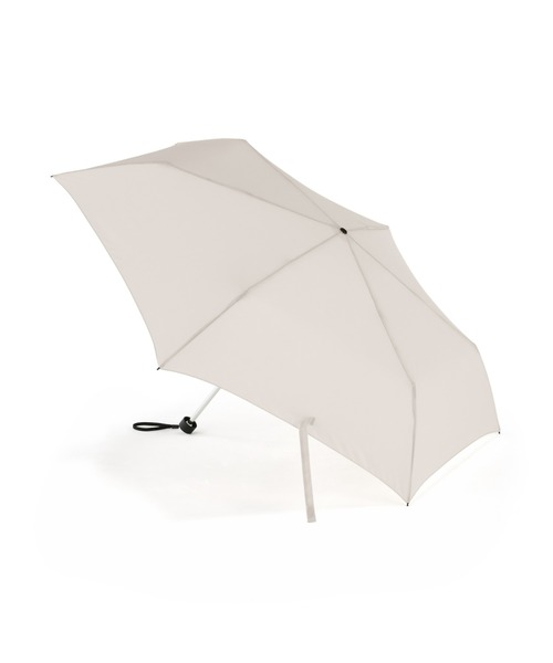 無印良品（ムジルシリョウヒン）の「晴雨兼用　折りたたみ傘（折りたたみ傘・レディース・ダークベージュ/カーキ系/ネイビー/ブラック/アイボリー・60cm）」の2枚目の写真
