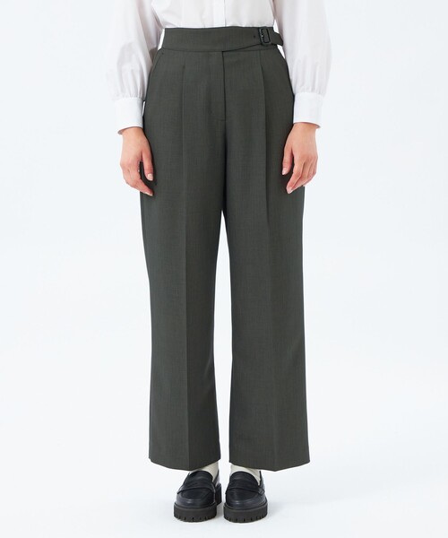 MACKINTOSH PHILOSOPHY（ﾏｯｷﾝﾄｯｼｭ ﾌｨﾛｿﾌｨｰ）の「ハイカウントグルカパンツ（その他パンツ・レディース・チャコールグレー/ベージュ系その他4・38/36/40）」の5枚目の写真