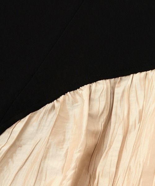 WEB限定】フロントZIPコンビギャザーワンピース（ワンピース）｜ADAM