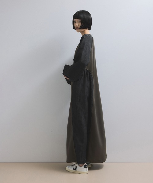 アダムエロペ　【WEB限定品】 チャコールグレー FREE ADAM ET ROPE'（アダムエロペ）の「【WEB限定】フロントZIP