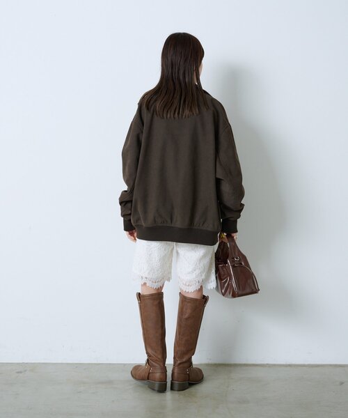 WHIMSIC(ウィムジック)の「【UNISEX/2サイズ展開】A-1 ジャケット(ブルゾン・メンズ・キャメル/ブラウン・2/1)」の15枚目の写真