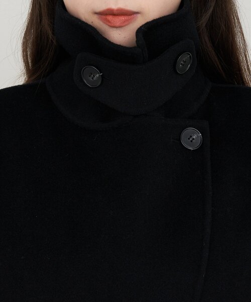 SHENERY（シーナリー）の「ビッグカラーリバーロングコート（その他アウター・レディース・ブラック/モカ/ブラウン/オフホワイト・FREE）」の22枚目の写真