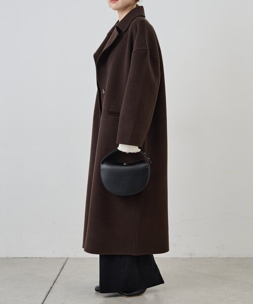 セール】ビッグカラーリバーロングコート（その他アウター）｜SHENERY