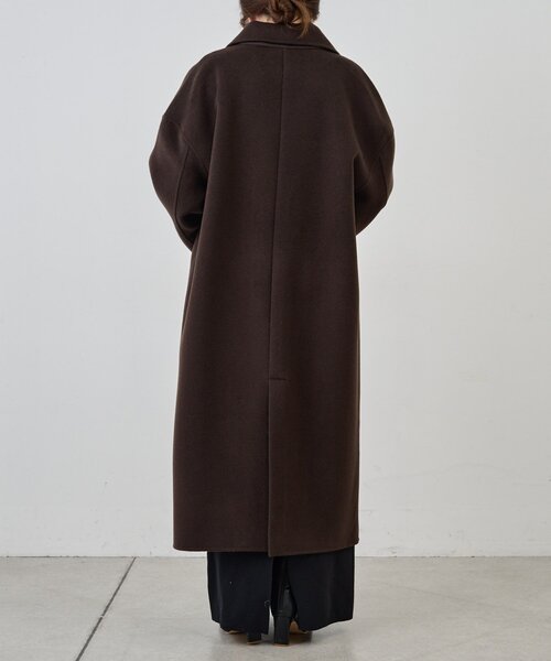 SHENERY（シーナリー）の「ビッグカラーリバーロングコート（その他アウター・レディース・ブラック/モカ/ブラウン/オフホワイト・FREE）」の18枚目の写真