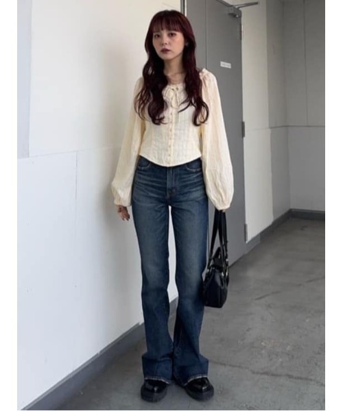 シリーズ累計24万本販売】MVS D/BLU FLARE(L)（デニムパンツ）｜MOUSSY