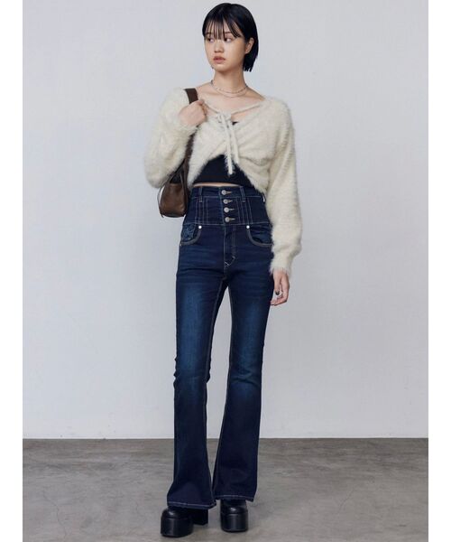 EMODA（エモダ）の「ヴィンテージライクアイレットバッグ（ハンドバッグ・レディース・ブラウン/ピンク/ブラック・FREE）」の8枚目の写真