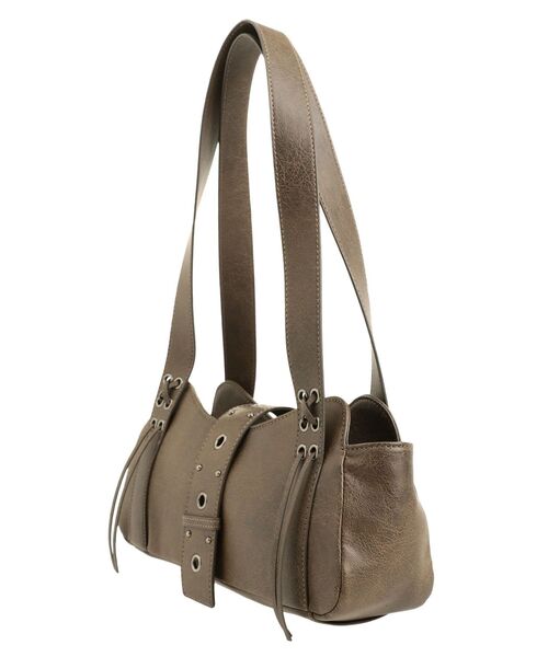 EMODA（エモダ）の「ヴィンテージライクアイレットバッグ（ハンドバッグ・レディース・ブラウン/ピンク/ブラック・FREE）」の10枚目の写真