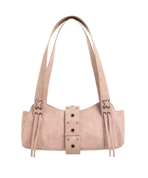 EMODA（エモダ）の「ヴィンテージライクアイレットバッグ（ハンドバッグ・レディース・ブラウン/ピンク/ブラック・FREE）」の15枚目の写真