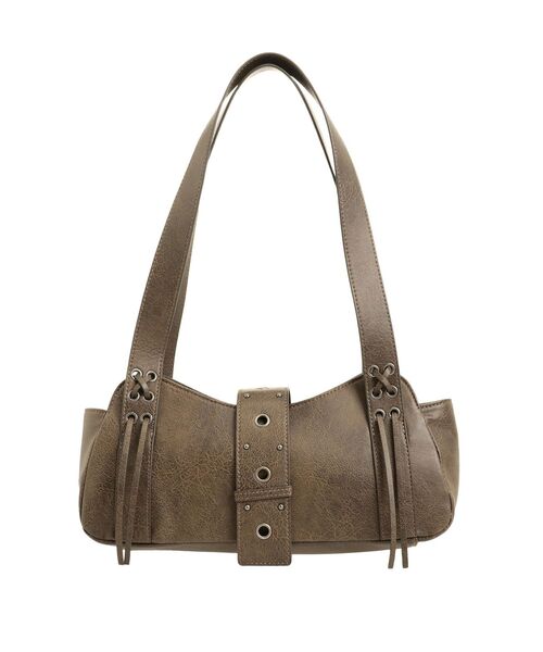 EMODA（エモダ）の「ヴィンテージライクアイレットバッグ（ハンドバッグ・レディース・ブラウン/ピンク/ブラック・FREE）」の16枚目の写真