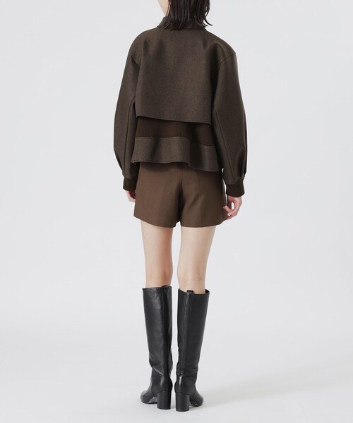 LOVELESS(ラブレス)の「ボンディングブルゾン(ブルゾン・レディース・ブラック/ブラウン系その他5/ホワイト系その他・34/36)」の10枚目の写真