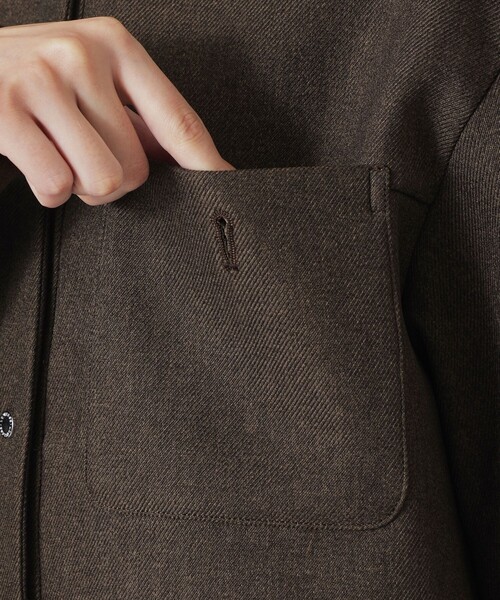 LOVELESS(ラブレス)の「ボンディングブルゾン(ブルゾン・レディース・ブラック/ブラウン系その他5/ホワイト系その他・34/36)」の14枚目の写真