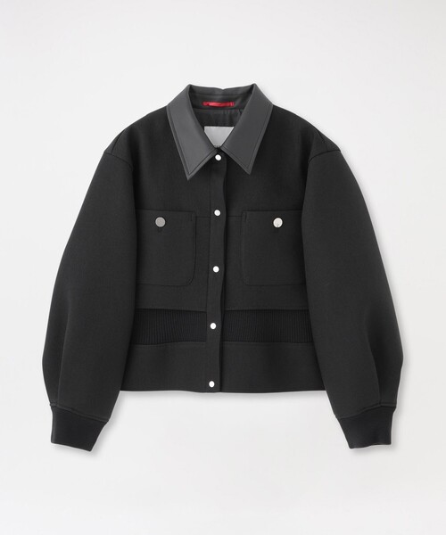 LOVELESS(ラブレス)の「ボンディングブルゾン(ブルゾン・レディース・ブラック/ブラウン系その他5/ホワイト系その他・34/36)」の4枚目の写真