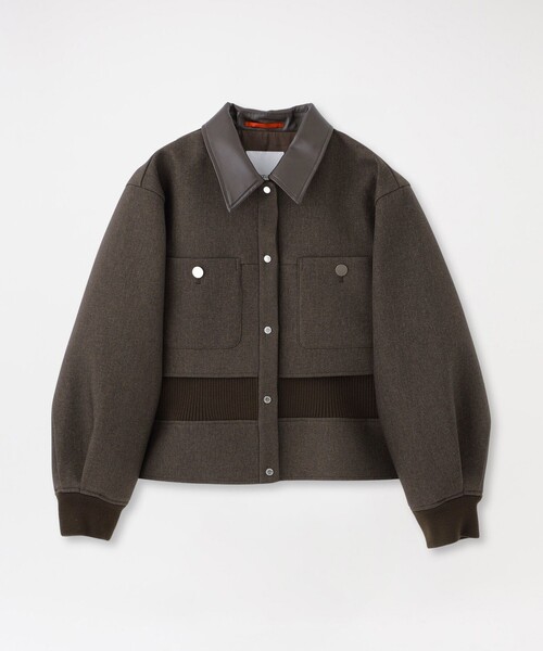 LOVELESS(ラブレス)の「ボンディングブルゾン(ブルゾン・レディース・ブラック/ブラウン系その他5/ホワイト系その他・34/36)」の5枚目の写真