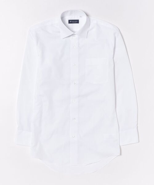TOKYO SHIRTS（トウキョウシャツ）の「形態安定ノンアイロン ワイド 長袖ビジネスワイシャツ（ビジネスシャツ・メンズ・ホワイト・首回り39cm-裄丈80cm/首回り39cm-裄丈84cm/首回り41cm-裄丈82cm/首回り41cm-裄丈86cm/首回り42cm-裄丈82cm/首回り42cm-裄丈86cm/首回り43cm-裄丈82cm/首回り43cm-裄丈86cm/首回り37cm-裄丈80cm/首回り37cm-裄丈84cm）」の6枚目の写真