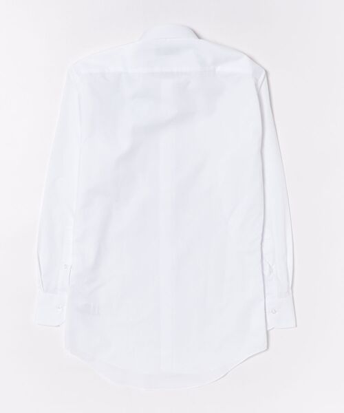 TOKYO SHIRTS（トウキョウシャツ）の「形態安定ノンアイロン ワイド 長袖ビジネスワイシャツ（ビジネスシャツ・メンズ・ホワイト・首回り39cm-裄丈80cm/首回り39cm-裄丈84cm/首回り41cm-裄丈82cm/首回り41cm-裄丈86cm/首回り42cm-裄丈82cm/首回り42cm-裄丈86cm/首回り43cm-裄丈82cm/首回り43cm-裄丈86cm/首回り37cm-裄丈80cm/首回り37cm-裄丈84cm）」の7枚目の写真
