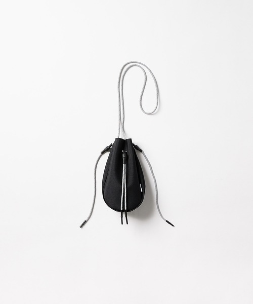 meltum(メルタム)の「CORDURA DRAWSTRING BAG(ボディバッグ/ウエストポーチ・メンズ・ブラック×ブルー/ブラック/ブラック×グレー・FREE)」の3枚目の写真