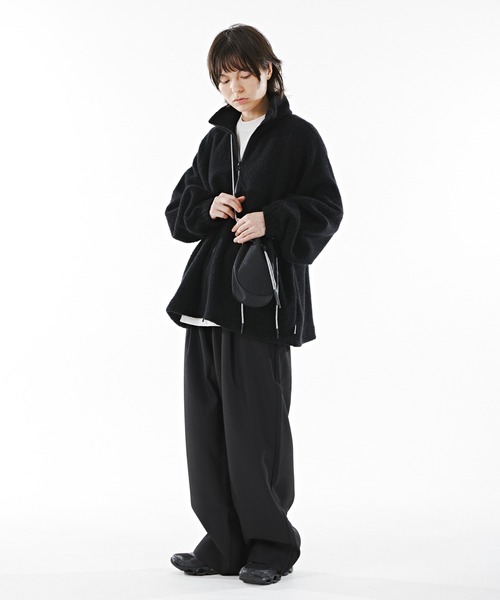 meltum(メルタム)の「CORDURA DRAWSTRING BAG(ボディバッグ/ウエストポーチ・メンズ・ブラック×ブルー/ブラック/ブラック×グレー・FREE)」の4枚目の写真