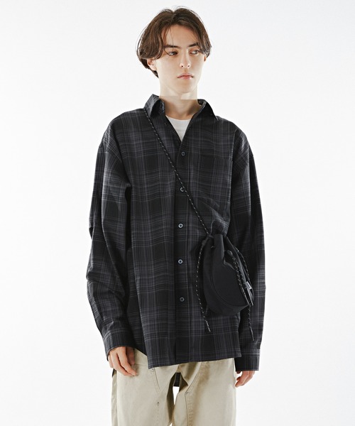 meltum(メルタム)の「CORDURA DRAWSTRING BAG(ボディバッグ/ウエストポーチ・メンズ・ブラック×ブルー/ブラック/ブラック×グレー・FREE)」の6枚目の写真