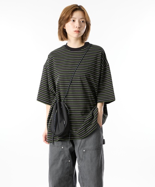 meltum(メルタム)の「CORDURA DRAWSTRING BAG(ボディバッグ/ウエストポーチ・メンズ・ブラック×ブルー/ブラック/ブラック×グレー・FREE)」の19枚目の写真
