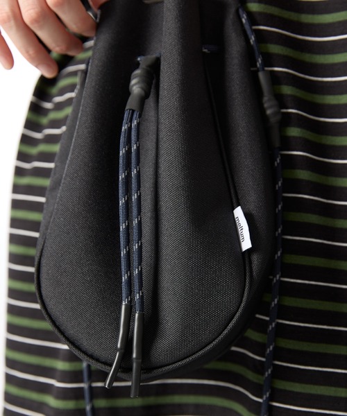 meltum(メルタム)の「CORDURA DRAWSTRING BAG(ボディバッグ/ウエストポーチ・メンズ・ブラック×ブルー/ブラック/ブラック×グレー・FREE)」の22枚目の写真