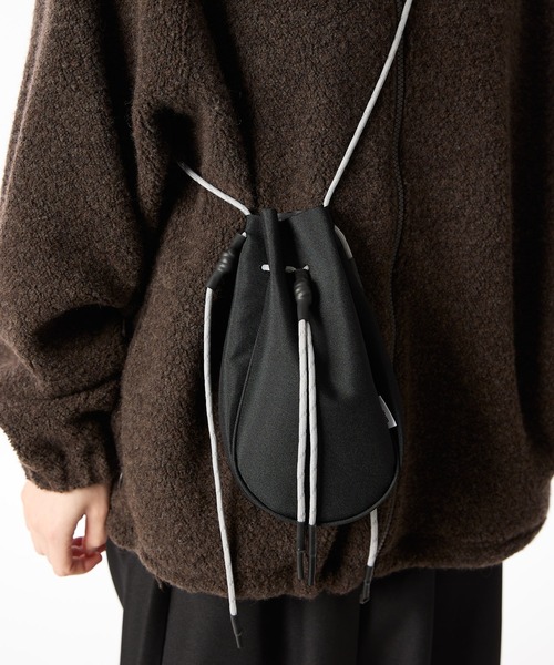 meltum(メルタム)の「CORDURA DRAWSTRING BAG(ボディバッグ/ウエストポーチ・メンズ・ブラック×ブルー/ブラック/ブラック×グレー・FREE)」の16枚目の写真