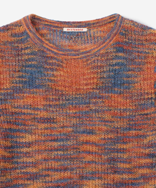 RYE TENDER（ライテンダー）の「RYE TENDER | 長袖 ニットプルオーバー WOMEN（ニット/セーター・レディース・ブルー系その他/グリーン系その他/オレンジ系その他・0）」の7枚目の写真