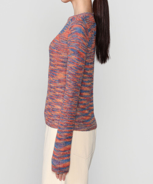 RYE TENDER（ライテンダー）の「RYE TENDER | 長袖 ニットプルオーバー WOMEN（ニット/セーター・レディース・ブルー系その他/グリーン系その他/オレンジ系その他・0）」の11枚目の写真