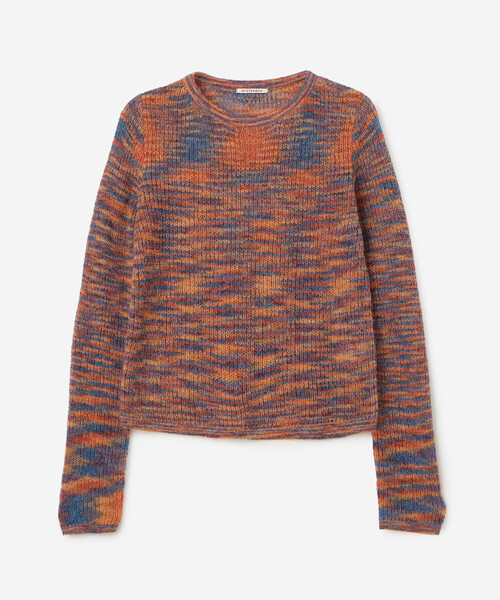 RYE TENDER（ライテンダー）の「RYE TENDER | 長袖 ニットプルオーバー WOMEN（ニット/セーター・レディース・ブルー系その他/グリーン系その他/オレンジ系その他・0）」の4枚目の写真