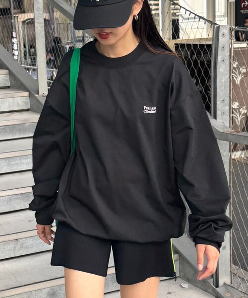 Franklin Climbing（フランクリンクライミング）の「【Franklin Climbing】アルパインヘヴィーウェイトロンTEE（Tシャツ/カットソー・レディース・チャコールグレー/オフホワイト/ブラック・MEDIUM/LARGE）」の3枚目の写真