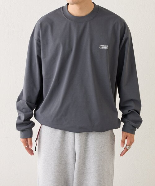 Franklin Climbing（フランクリンクライミング）の「【Franklin Climbing】アルパインヘヴィーウェイトロンTEE（Tシャツ/カットソー・レディース・チャコールグレー/オフホワイト/ブラック・MEDIUM/LARGE）」の9枚目の写真