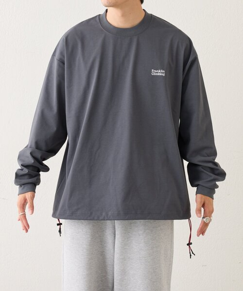 Franklin Climbing（フランクリンクライミング）の「【Franklin Climbing】アルパインヘヴィーウェイトロンTEE（Tシャツ/カットソー・レディース・チャコールグレー/オフホワイト/ブラック・MEDIUM/LARGE）」の10枚目の写真