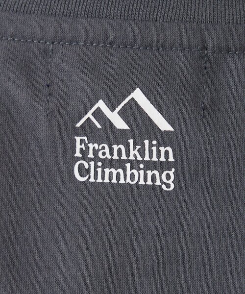 Franklin Climbing（フランクリンクライミング）の「【Franklin Climbing】アルパインヘヴィーウェイトロンTEE（Tシャツ/カットソー・レディース・チャコールグレー/オフホワイト/ブラック・MEDIUM/LARGE）」の13枚目の写真