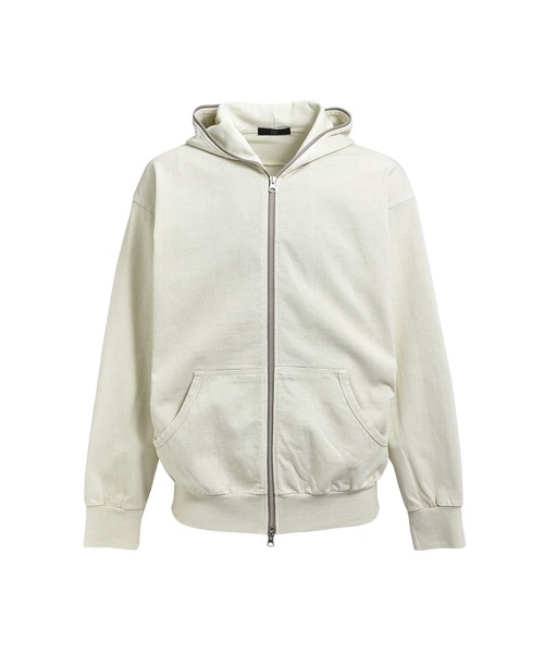 Neutral Untitled（ニュートラルアンタイトルド）の「ZIP HOODIE（パーカー・メンズ・ブラック/グレー/ホワイト・MEDIUM/LARGE/X-LARGE）」の2枚目の写真