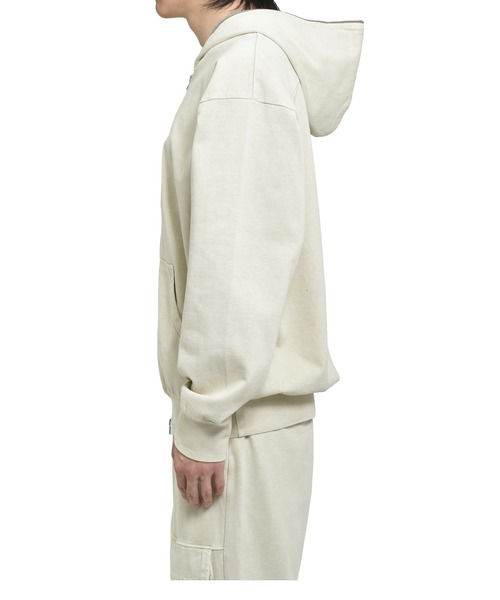 Neutral Untitled（ニュートラルアンタイトルド）の「ZIP HOODIE（パーカー・メンズ・ブラック/グレー/ホワイト・MEDIUM/LARGE/X-LARGE）」の5枚目の写真