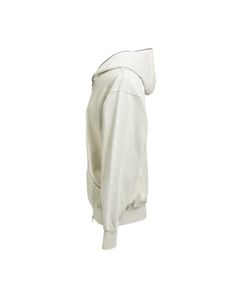 Neutral Untitled（ニュートラルアンタイトルド）の「ZIP HOODIE（パーカー・メンズ・ブラック/グレー/ホワイト・MEDIUM/LARGE/X-LARGE）」の7枚目の写真