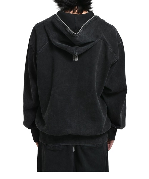 Neutral Untitled（ニュートラルアンタイトルド）の「ZIP HOODIE（パーカー・メンズ・ブラック/グレー/ホワイト・MEDIUM/LARGE/X-LARGE）」の13枚目の写真