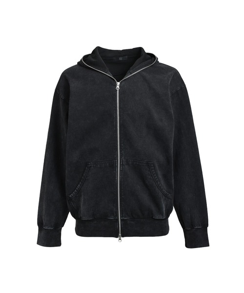 Neutral Untitled（ニュートラルアンタイトルド）の「ZIP HOODIE（パーカー・メンズ・ブラック/グレー/ホワイト・MEDIUM/LARGE/X-LARGE）」の18枚目の写真