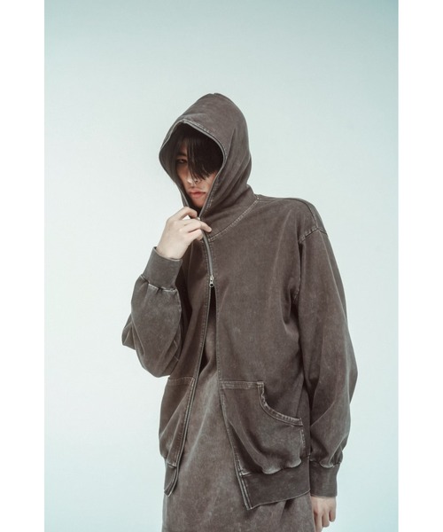 Neutral Untitled（ニュートラルアンタイトルド）の「ZIP HOODIE（パーカー・メンズ・ブラック/グレー/ホワイト・MEDIUM/LARGE/X-LARGE）」の20枚目の写真