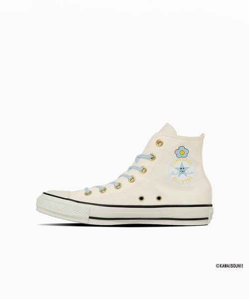 CONVERSE(コンバース)の「CONVERSE/コンバース レディース スニーカー 可哀想に! おぱんちゅうさぎ んぽちゃむ コラボ ALL STAR CL HI / KAWAISOUNI! オールスター 31315530/31315531(スニーカー・レディース・ホワイト/ブラック・23.5cm/24.5cm/23.0cm/24.0cm/25.0cm)」の2枚目の写真