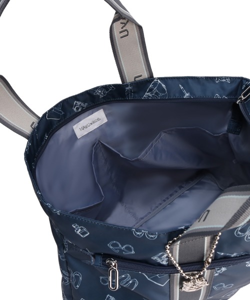 ace.(エース)の「ハユ 折り畳みトートバッグ フォールディング 22L 310g 17861(トートバッグ・レディース・ベージュ/ネイビー/グレー/ピンク/ライトベージュ・FREE)」の11枚目の写真