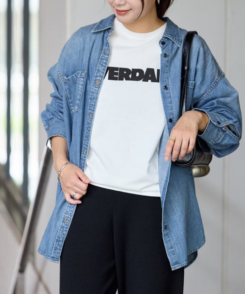 JOURNAL STANDARD（ジャーナルスタンダード）の「《追加》VERDANT TEE（Tシャツ/カットソー・レディース・ホワイト/ブラウン/ブラック系その他/シルバー・FREE）」の19枚目の写真