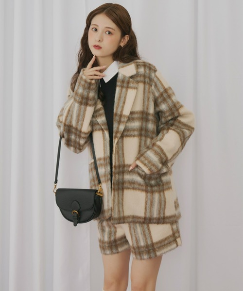 Olu.（オルドット）の「ラウンドフラップバッグ（ショルダーバッグ・レディース・ベージュ/アイボリー/ワイン/ブラック・FREE）」の14枚目の写真